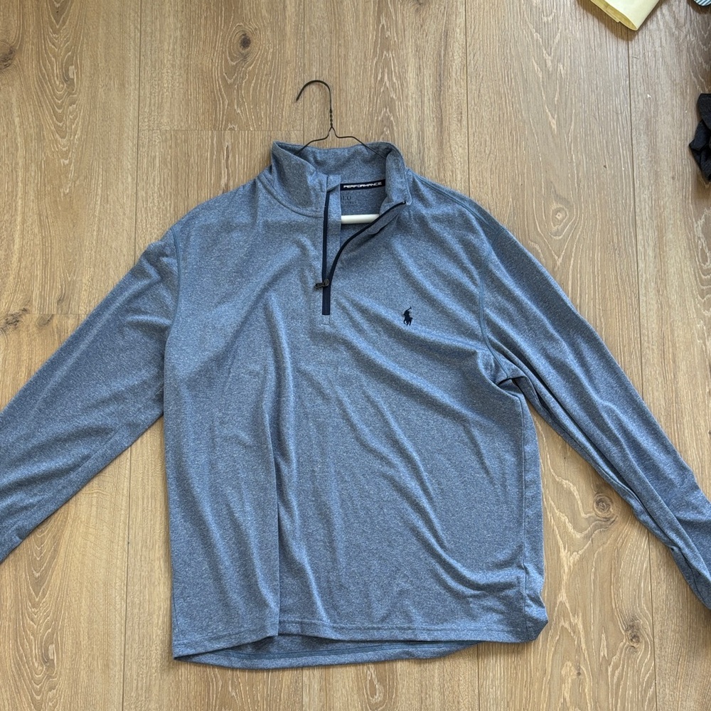 Polo Ralph Lauren Light Blue Quarter-Zip Pullover